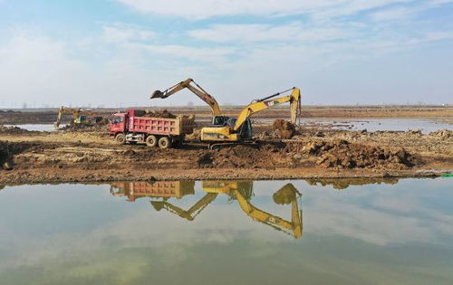 泗洪縣洪澤湖周邊滯洪區(qū)近期建設工程節(jié)后復工忙